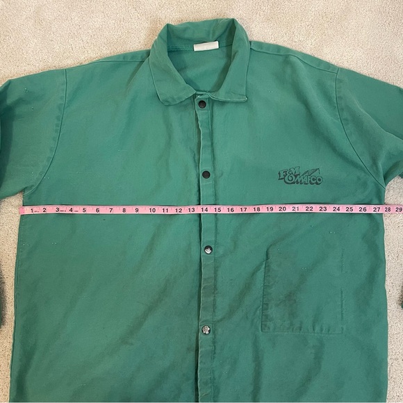 Vintage Work Jacket F&M MAFCO Men’s XL Green Welder Coat - Picture 11 of 17